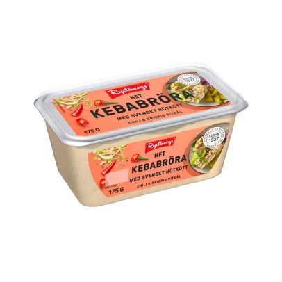 Förpackning till produkten: Het Kebabröra 175 gram.