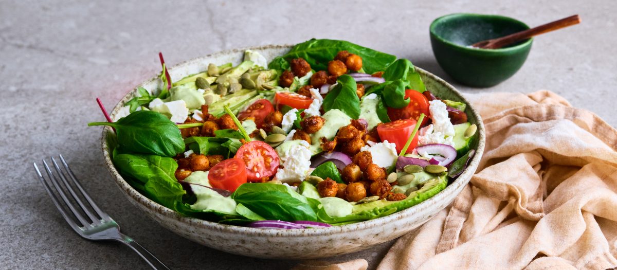 Avokado- och fetasallad med Avokado Lime